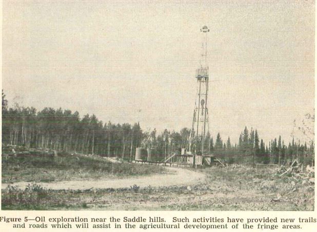 Image of Oil Exploration in Saddle Hills County from U of A
