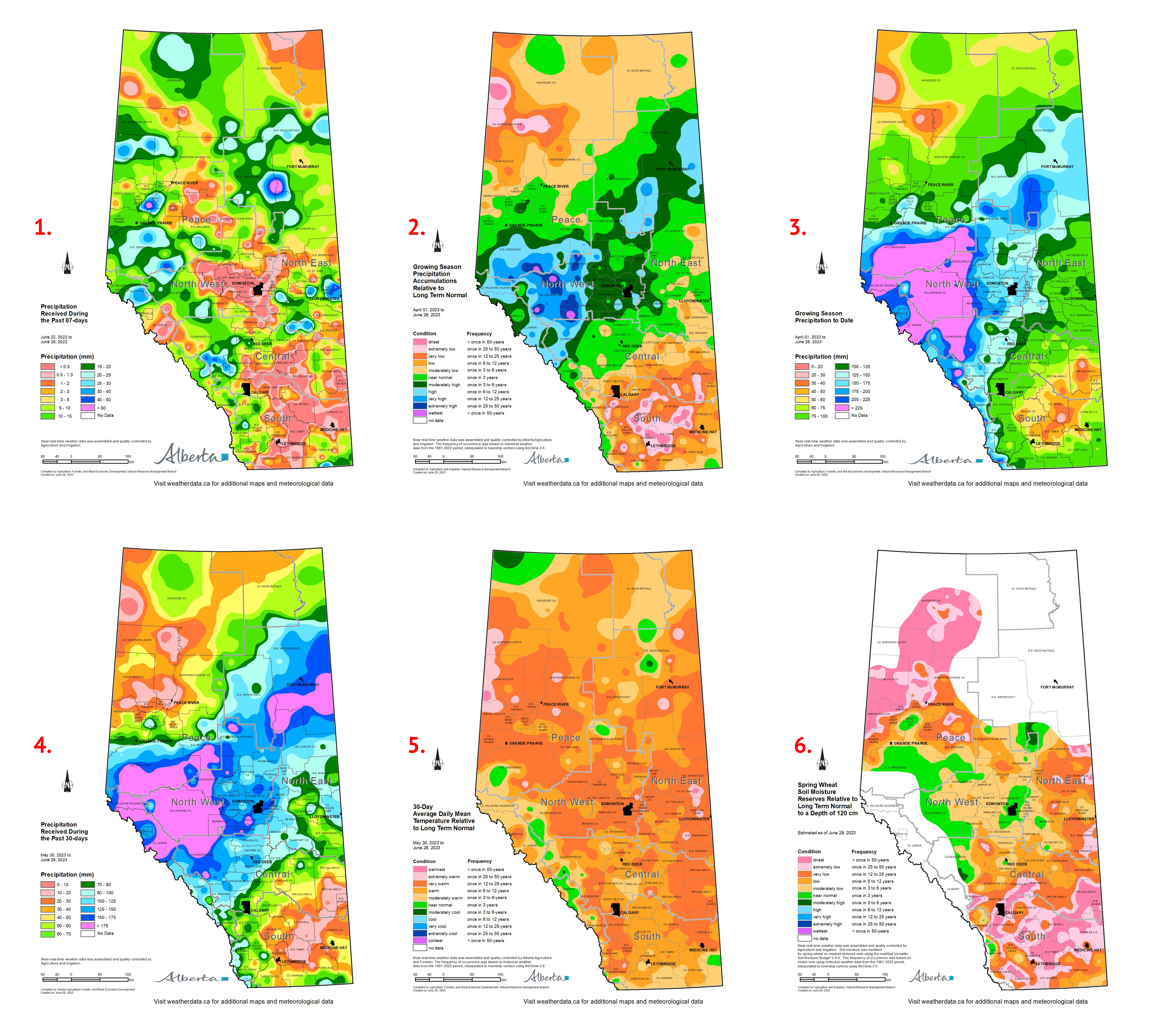 Image of Moisture Maps of Alberta