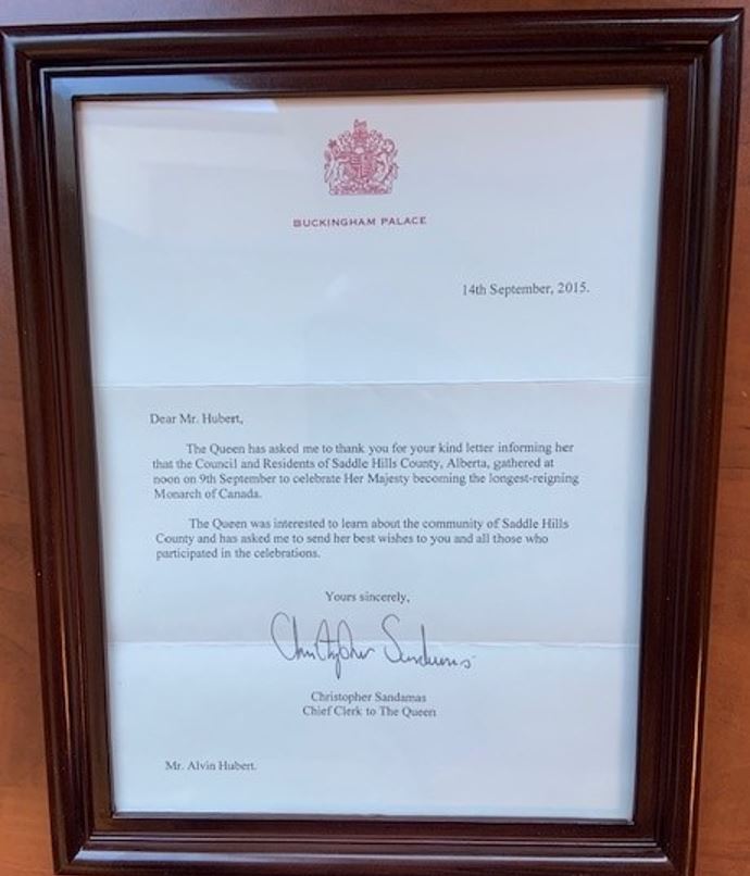 Letter from the Queen REV