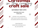 Image of Christmas Craft Sale Poster