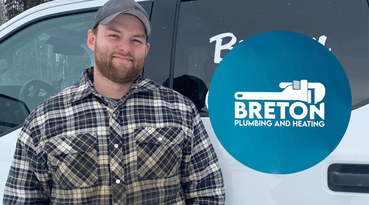 Image of Josh Campbell, owner of Breton Plumbing