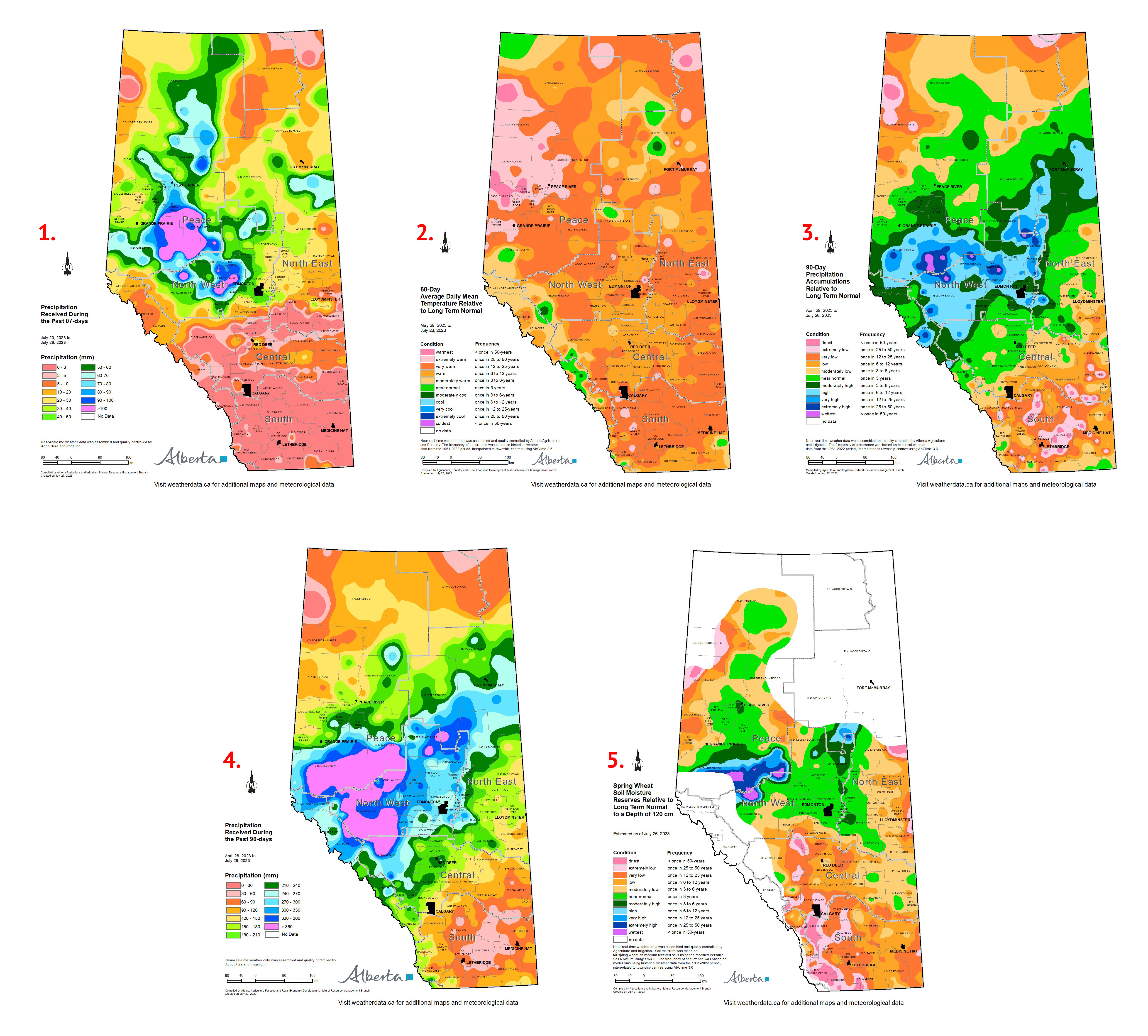 Image of Moisture Maps of Alberta