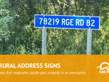 Image of Rural Address Sign