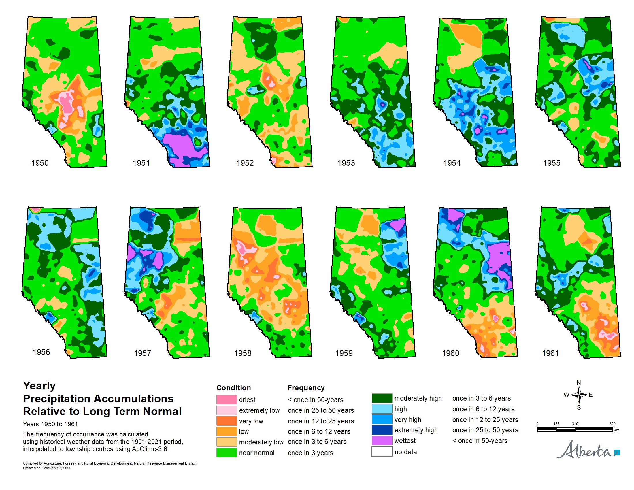 Image of Moisture Maps of Alberta