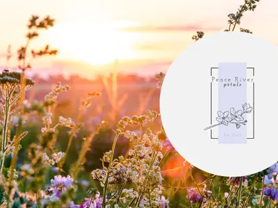 Image of Flowers with Peace River Petals Logo