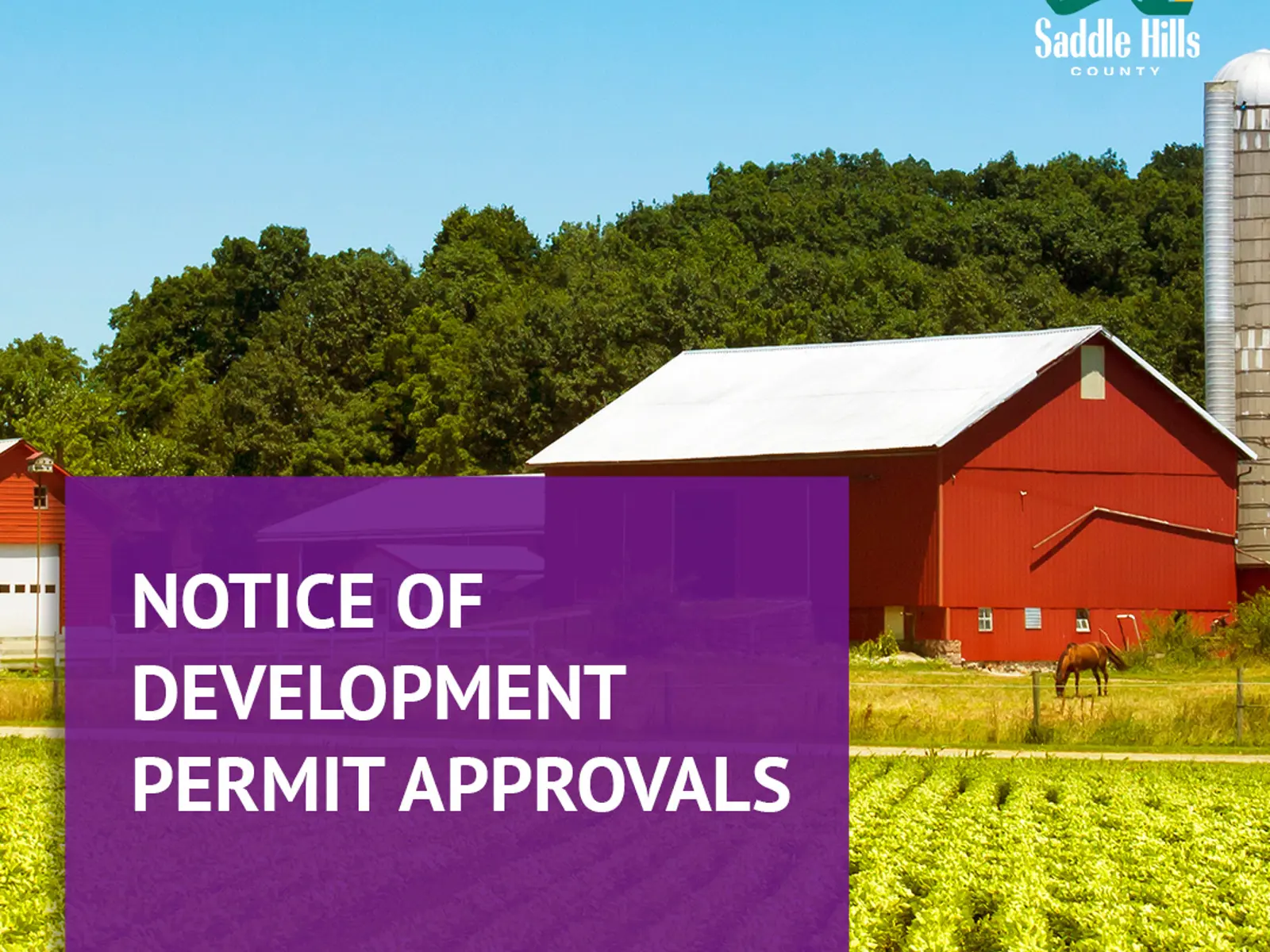 Notice of Permits and Approvals | Saddle Hills County
