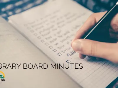 Image of Library Board Minutes