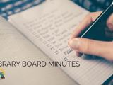 Image of Library Board Minutes
