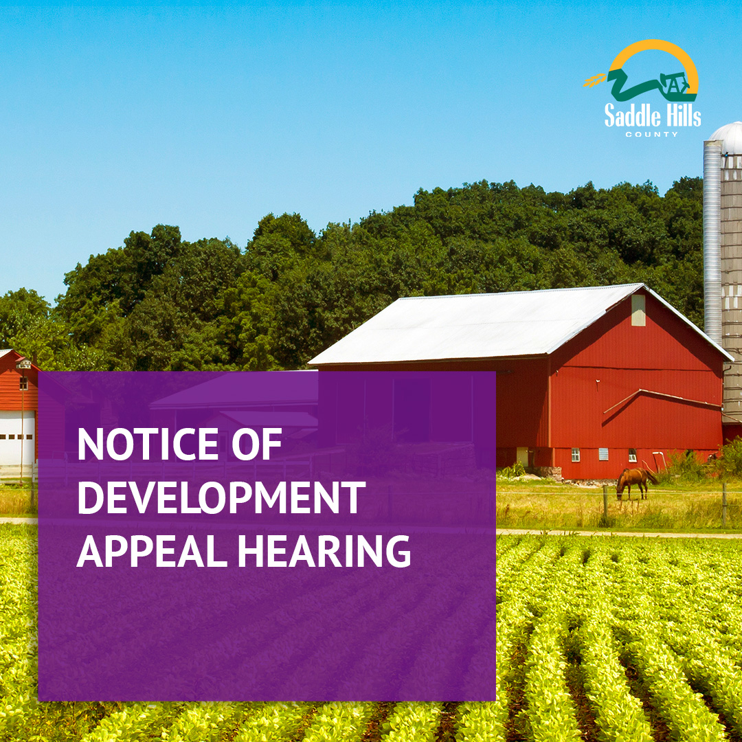 Image of Notice of Development Appeal Hearing - April 19, 2024