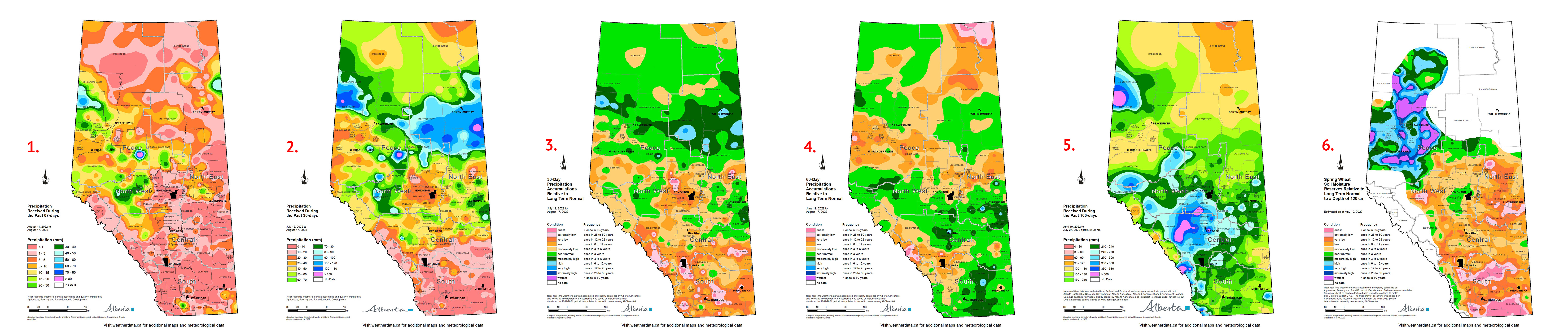 Image of Moisture Maps of Alberta