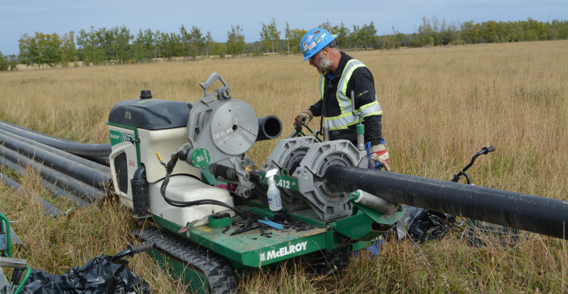 Image of Installation of Pipeline