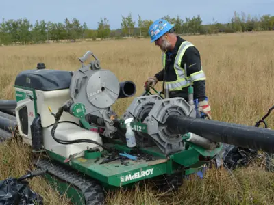 Image of Installation of Pipeline