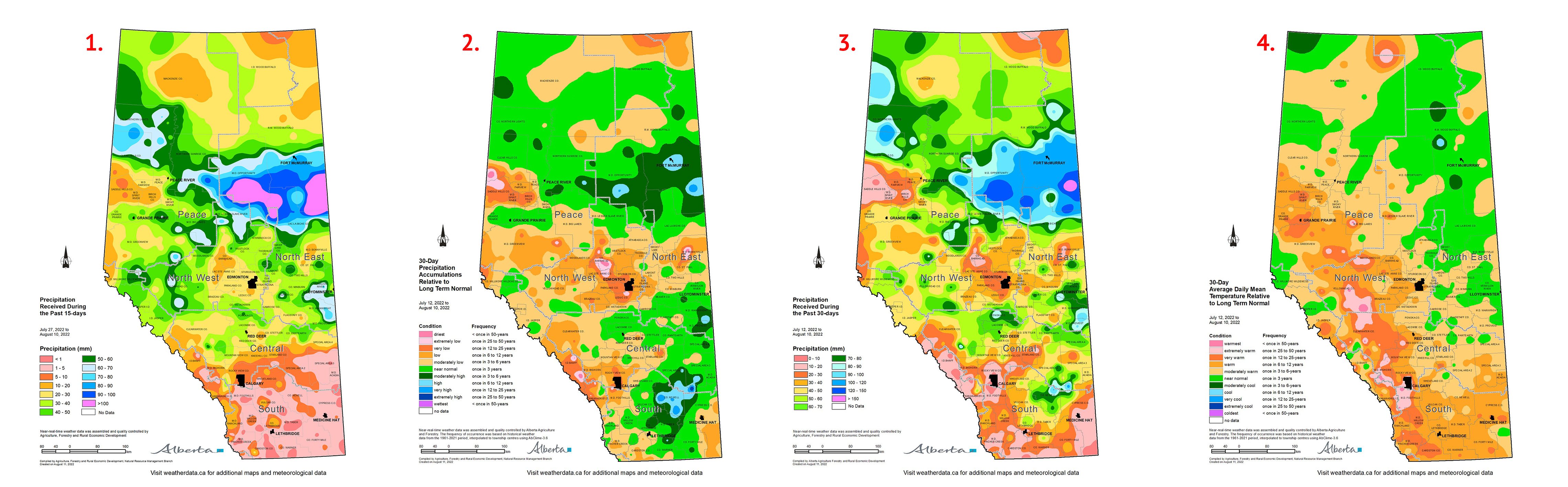 Image of Moisture Maps of Alberta