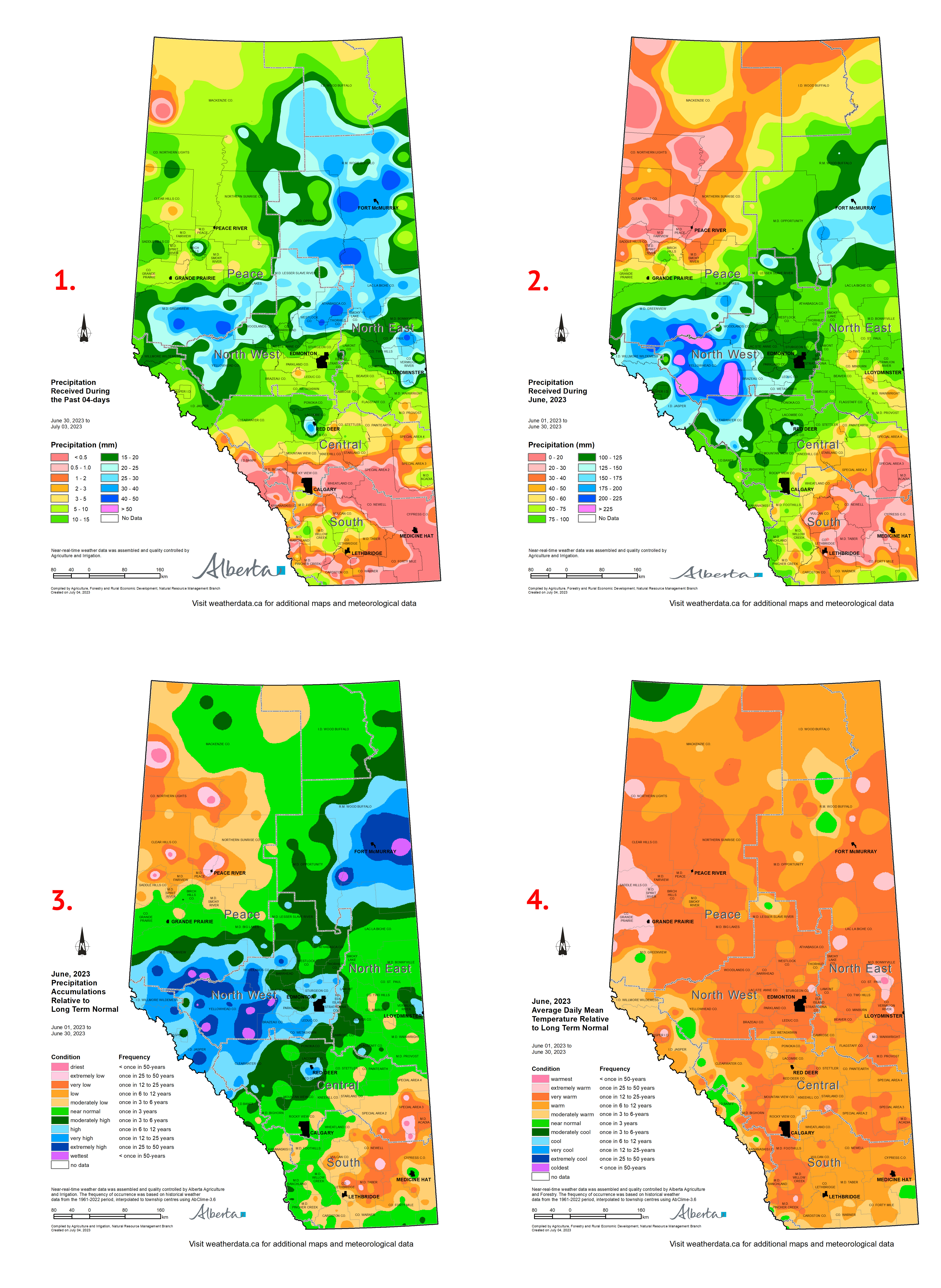 Image of Moisture Maps of Alberta