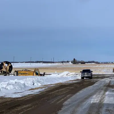Image of water pipeline installation