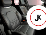 Image of Car Interior and Business Logo