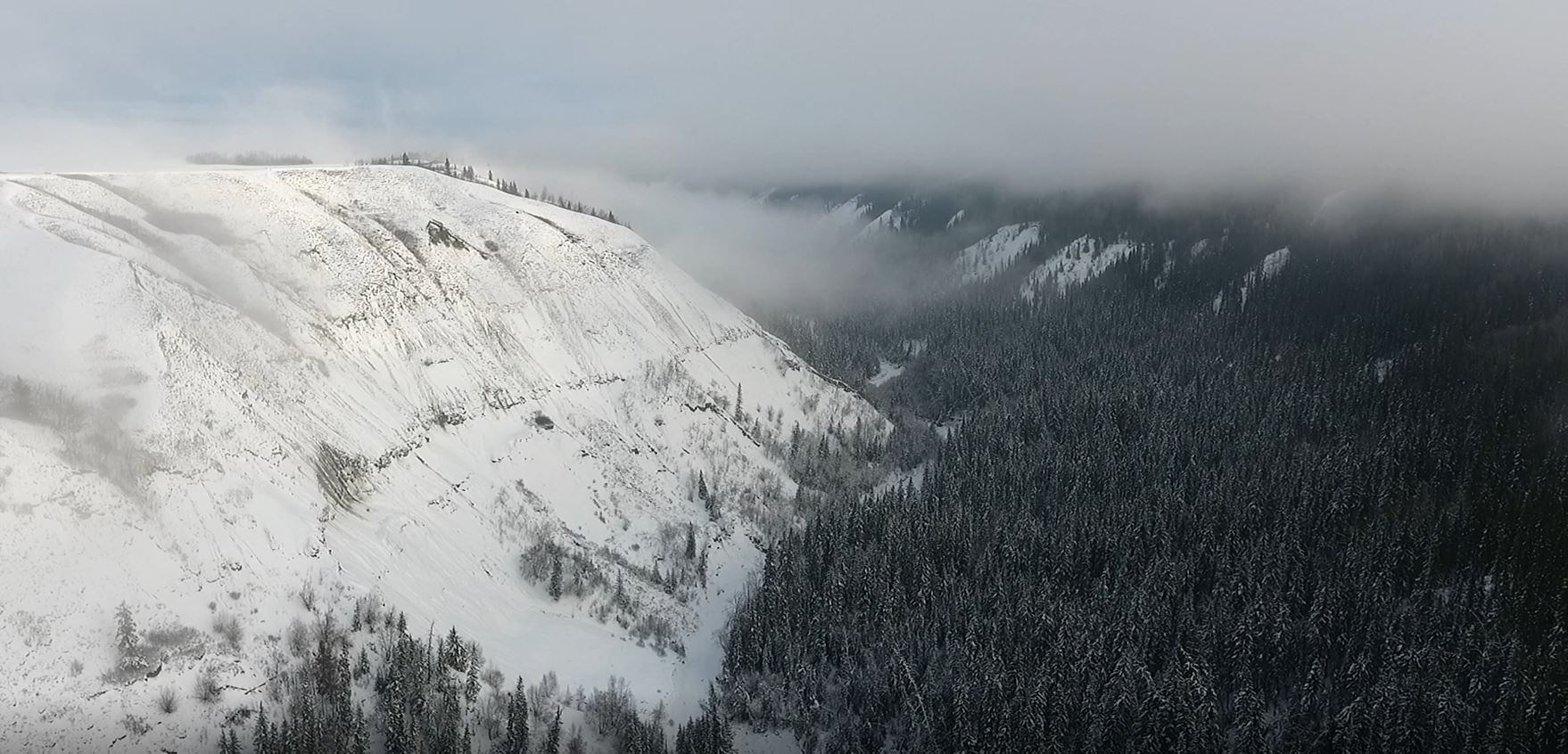 Screenshot of Winter Scene from Billi Alberta video
